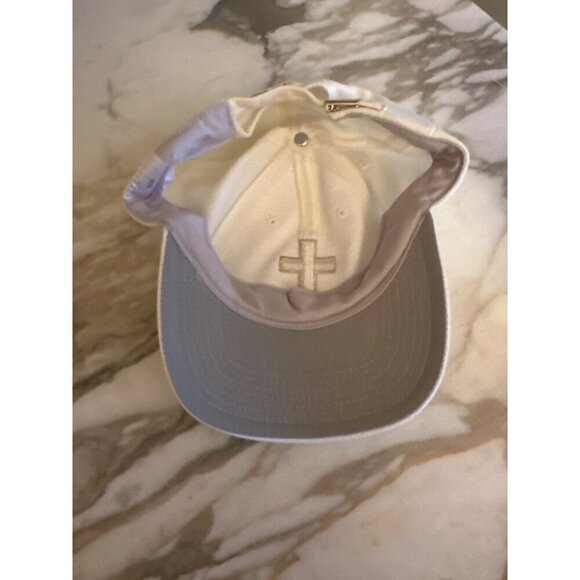 Christian Baseball Cap With Cross & Romans 5:8 Embroidery Adjustable Strap One S - Picture 4 of 5